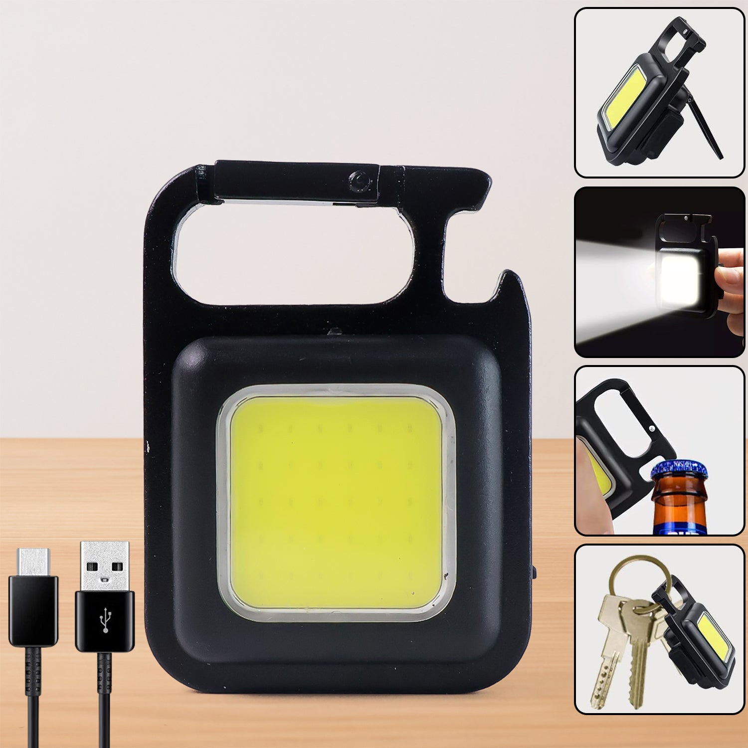 4035 Rechargeable Keychain Mini Flashlight With 4 Light Modesultralight Portable Pocket Light With Folding Bracket Bottle Opener And Magnet Base For Camping Walking 4035 Rechargeable Keychain Mini Flashlight With 4 Light Modesultralight Portable Pocket Light With Folding Bracket Bottle Opener And Magnet Base For Camping Walking